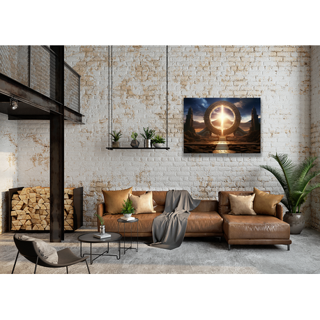 Wall Art Canvas - Stargate AI Generated