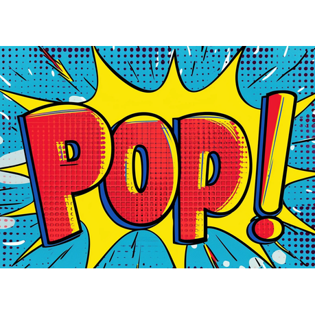 Wall Art Canvas - Popart Pop