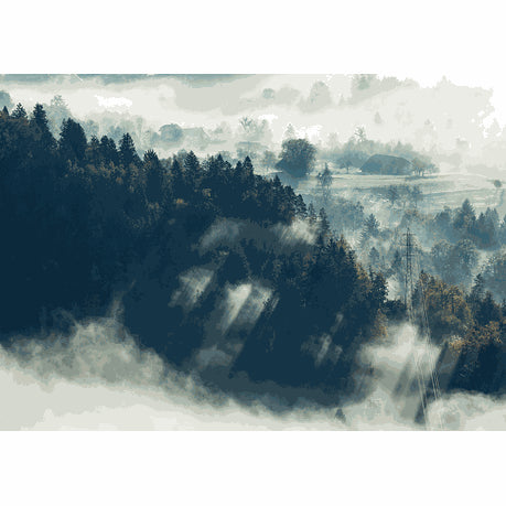 Wall Art Canvas - Mountain Forest