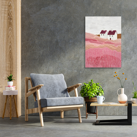 Wall Art Canvas - Abstract Fields