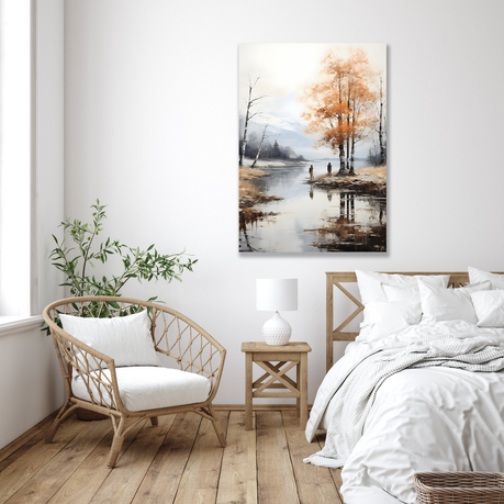 Wall Art Canvas - Autumn stream