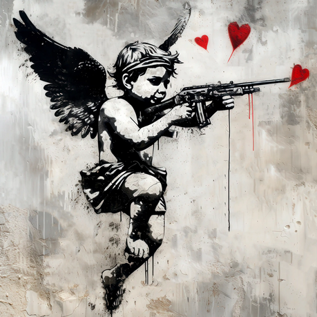 Wall Art Canvas - Shoot for the heart