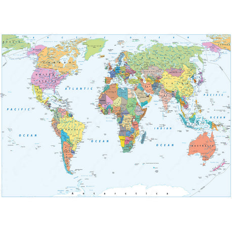 Canvas Wall Art - Map