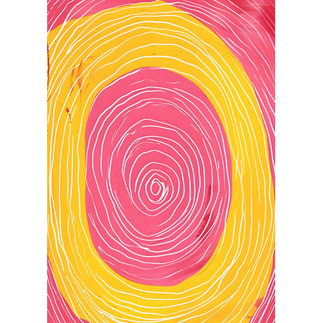 Wall Art Canvas - Abstract Circles
