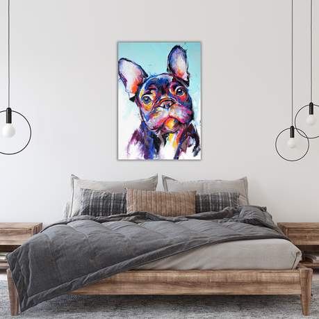 Wall Art Canvas - Frenchie Love