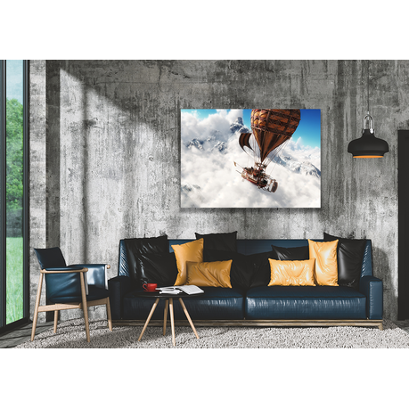 Wall Art Canvas - Steampunk Concept Balloon Airship
