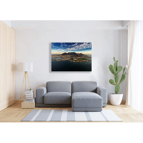 Wall Art Canvas - Table Mountain Aerial View