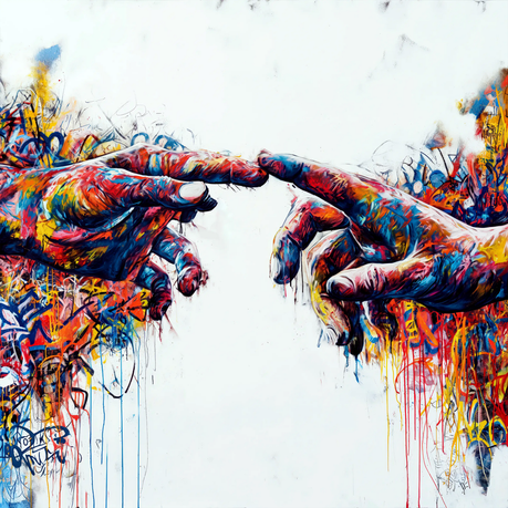 Wall Art Canvas - Popart The Touch