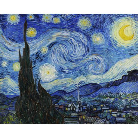 Canvas Wall Art - Van Gogh - The Starry Night