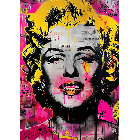Wall Art Canvas - Popart Forever Marilyn