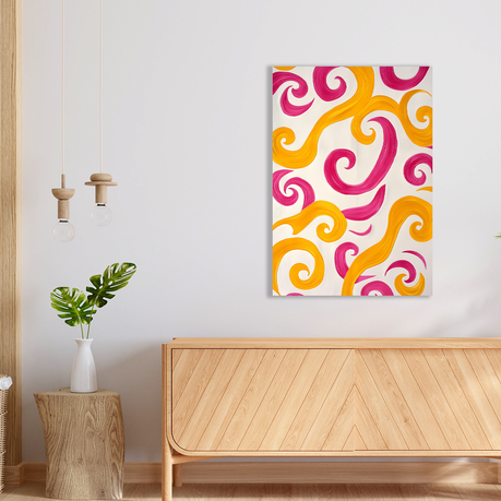 Wall Art Canvas - Abstract Swirls