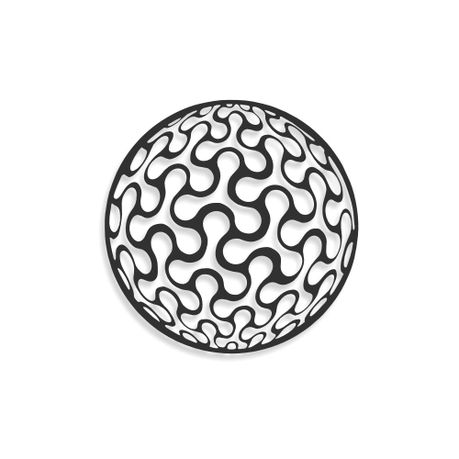 Aluminum Decorative Screen - Abstract Circle