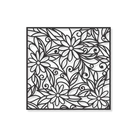 Aluminum Decorative Screen - Daisy