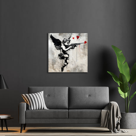Wall Art Canvas - Shoot for the heart