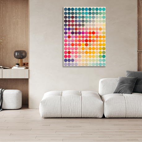 Wall Art Canvas - Abstract chequerboard