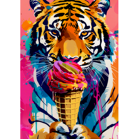 Wall Art Canvas - Exotic Ice-cream