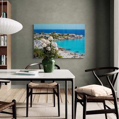 Canvas wall art - Beautiful day in Clifton beach in Cape town, South Africa
