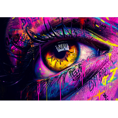 Wall Art Canvas - Eye Paint