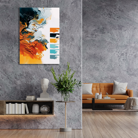 Wall Art Canvas - Abstract Choose Your Colour Palette