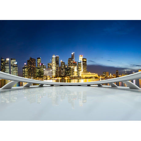 Wall Art Canvas - Empty Floor and Modern Cityscape