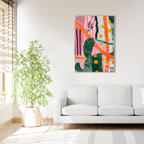 Wall Art Canvas - Abstract Person