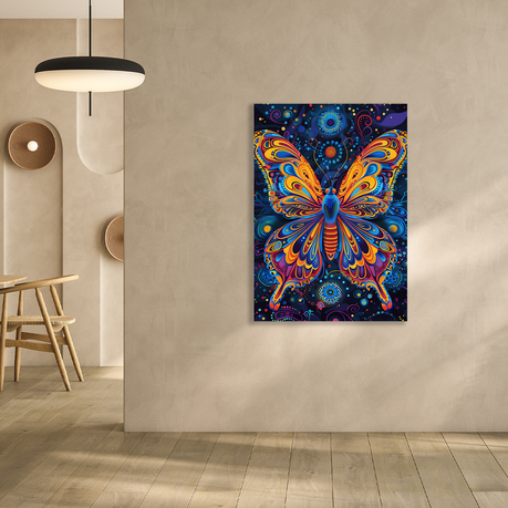 Wall Art Canvas - Groovy butterfly
