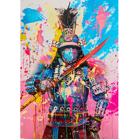 Wall Art Canvas - Street Art Warrior