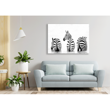 Canvas Wall Art - Stripes From Behind