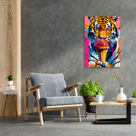 Wall Art Canvas - Exotic Ice-cream