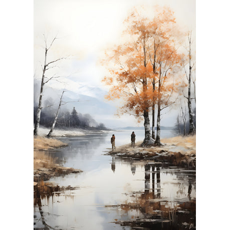 Wall Art Canvas - Autumn stream