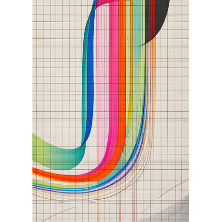 Wall Art Canvas - Abstract Waves of Colour