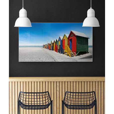 Canvas wall art - Bathing cabins