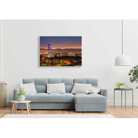 Wall Art Canvas - Pretoria South Africa as viewed from Klapperkop Hill