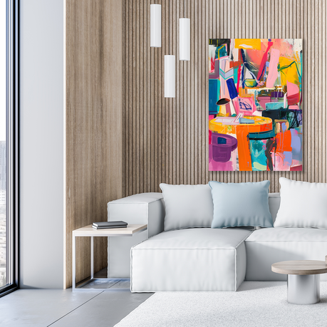Wall Art Canvas - Abstract Restaurant