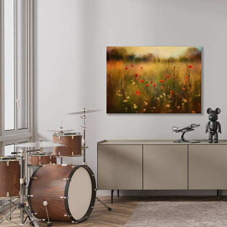Wall Art Canvas - Beautiful Nature in brown and orange