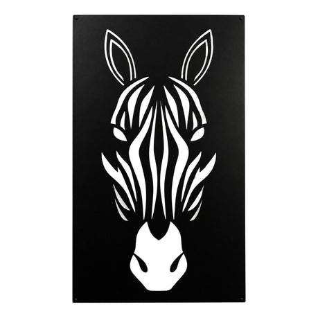 Aluminium Decorative Screen - Zebra Face