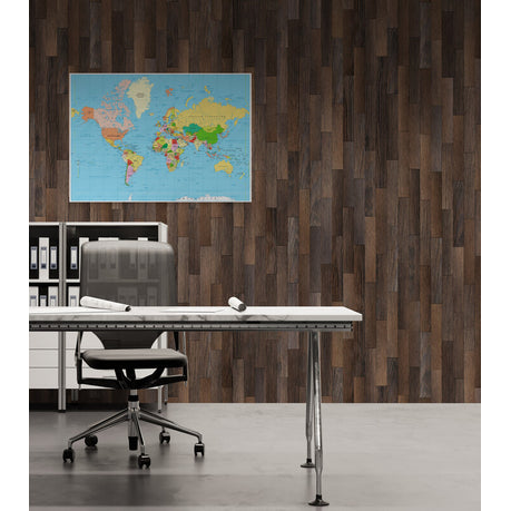 Canvas Wall Art - Highly Detailed Political World Map With Labeling