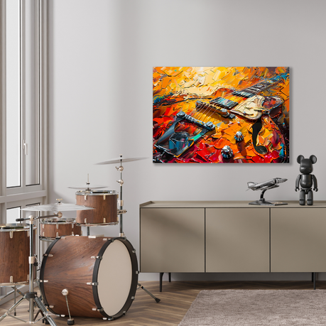 Wall Art Canvas - Abstract Music