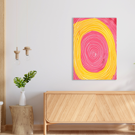 Wall Art Canvas - Abstract Circles