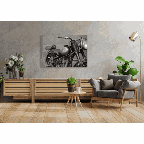 Wall Art Canvas - Vintage Motorcycle