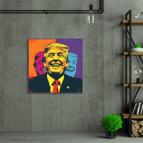 Wall Art Canvas - Popart President