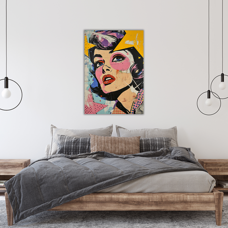 Wall Art Canvas - Popart Look To The Stars