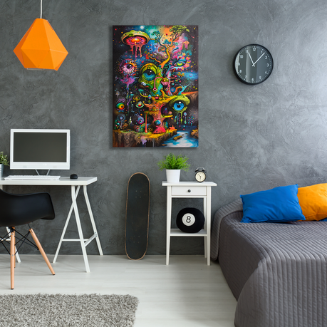 Wall Art Canvas - Psychedelic Wonderland