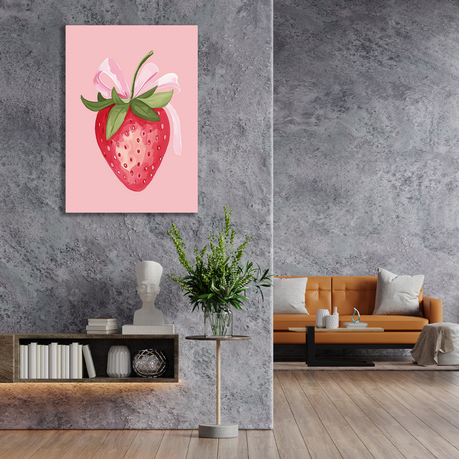 Wall Art Canvas - Strawberry