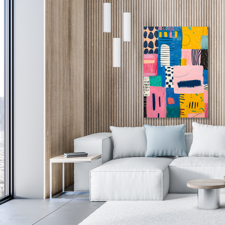 Wall Art Canvas - Abstract swatches