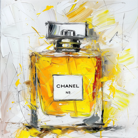Wall Art Canvas - Popart Chanel N5
