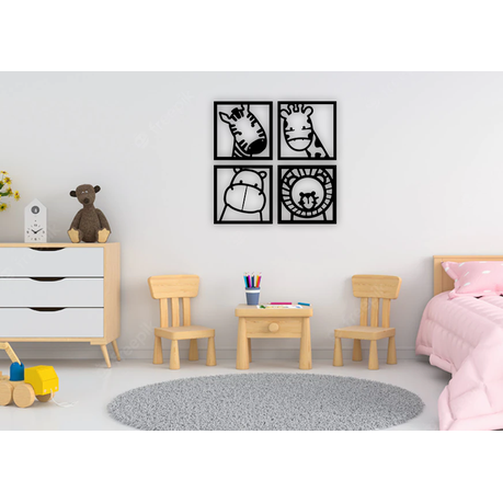 Wall Art - Aluminum Animal Portraits