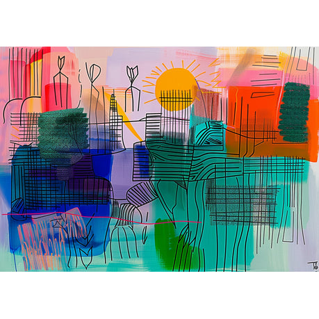 Wall Art Canvas - Abstract Landscape