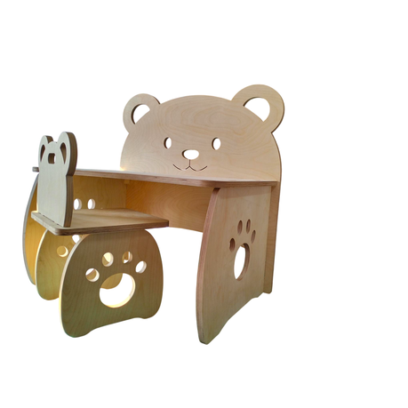 Kids Bear Design Table and Chair