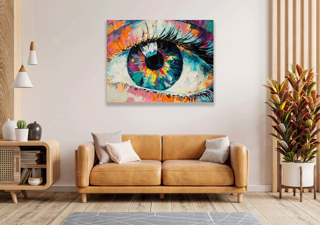 Wall Art Canvas - Fluorite
